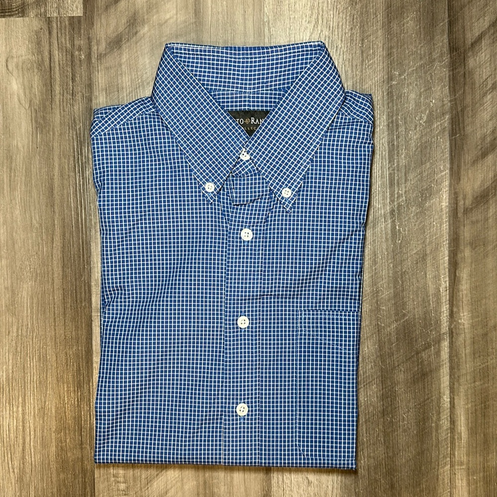 Pinto Ranch YY Collection Long Sleeve Button Down Shirt - Medium